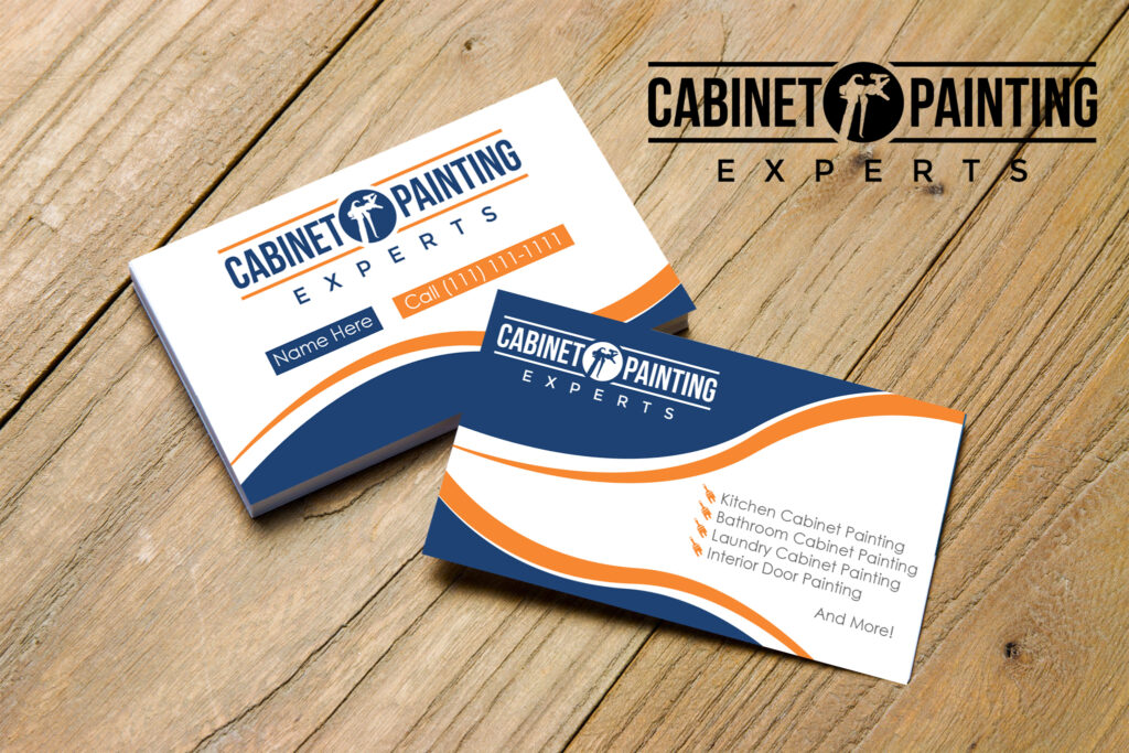 CABINET PAINTING EXPERTS BUSINESS CARD