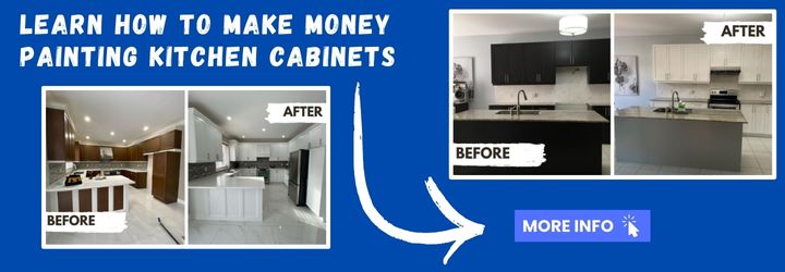 Learn How to Make Money Painting Kitchen Cabinets