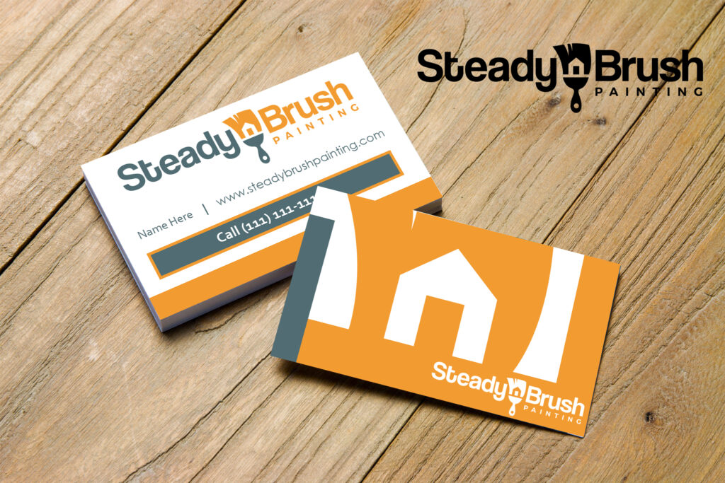 STEADY BRUSH PAINTING BUSINESS CARD