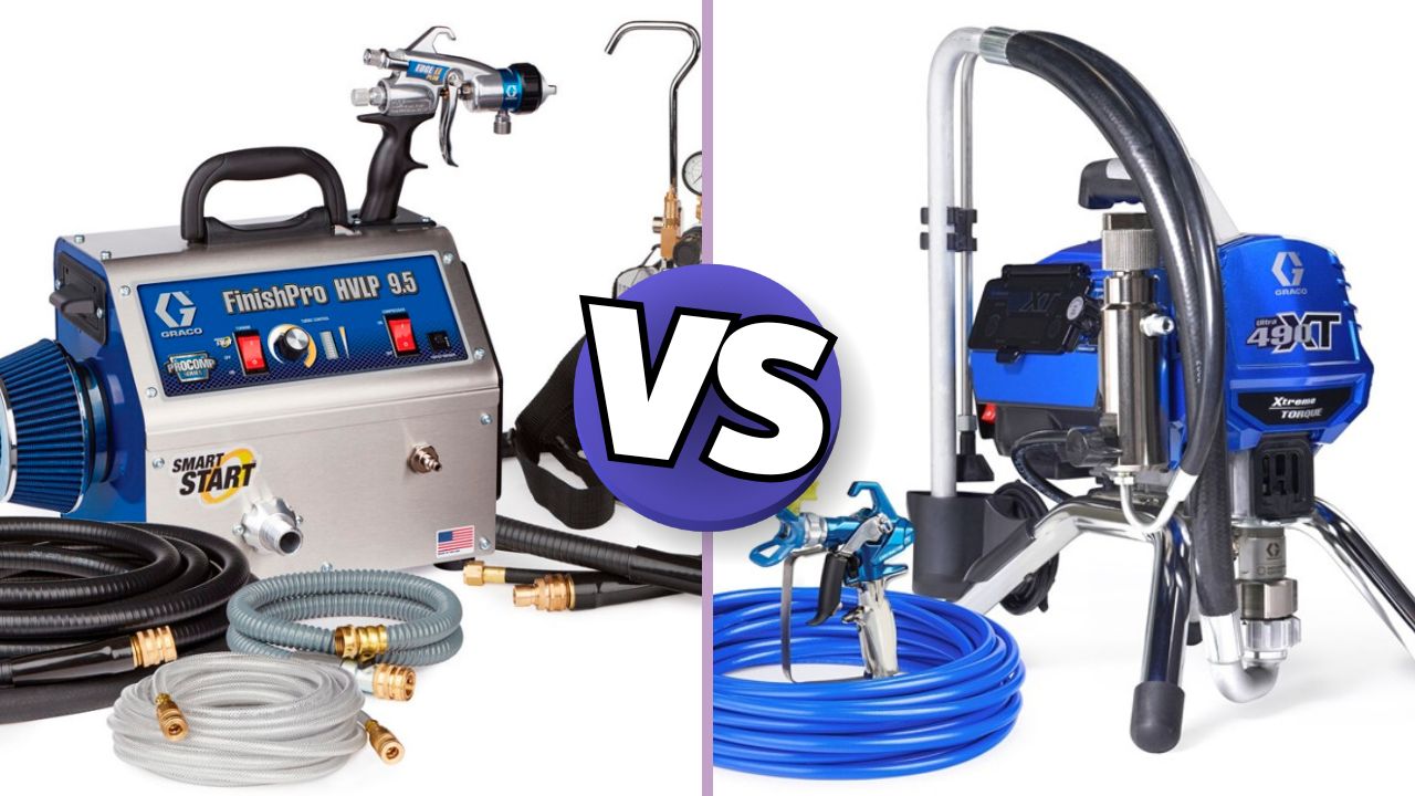 HVLP vs Airless Paint Sprayers